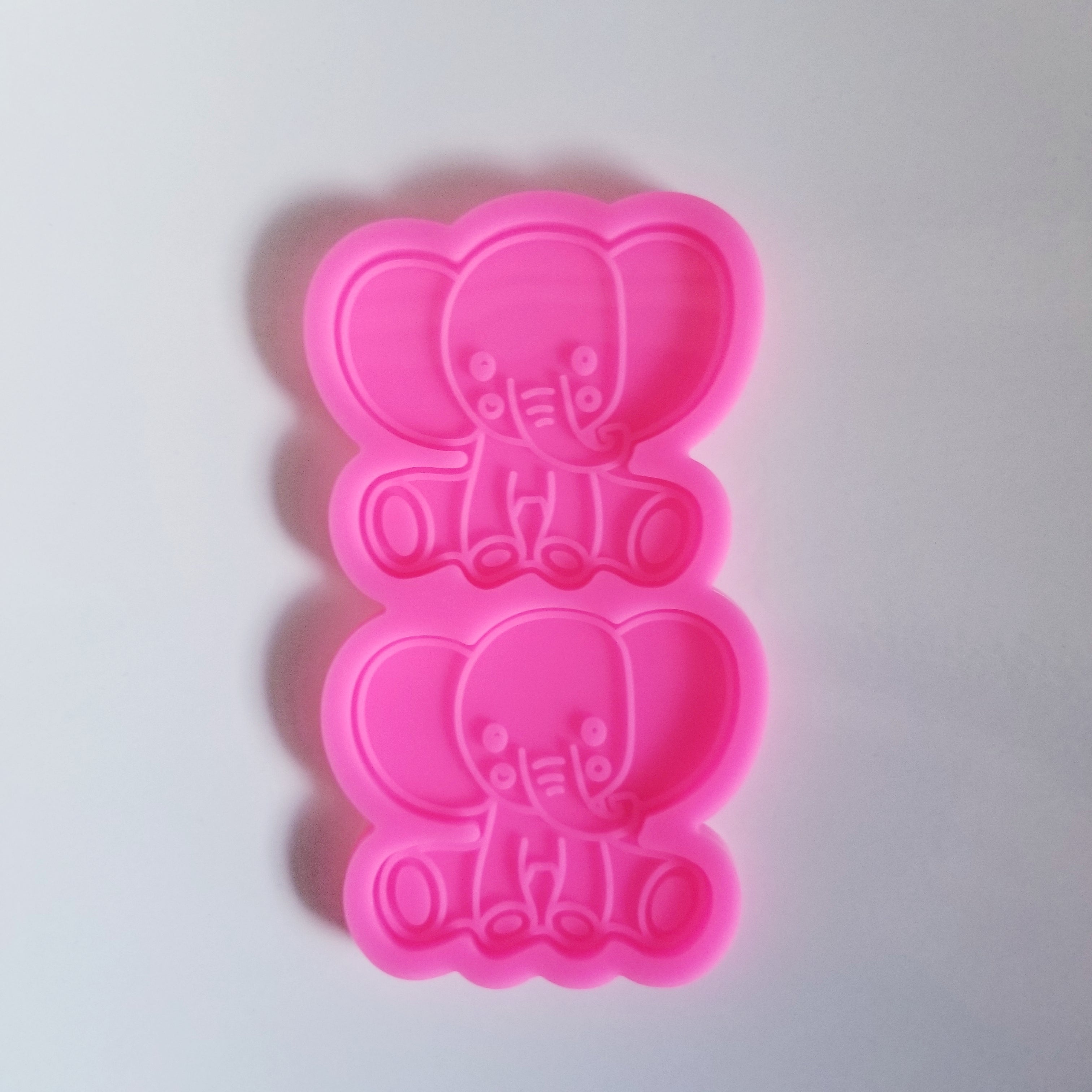 Baby elephant mold J2N silicone molds glitter and more
