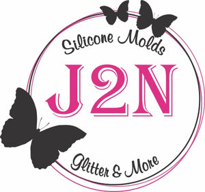 J2N silicone molds glitter and more