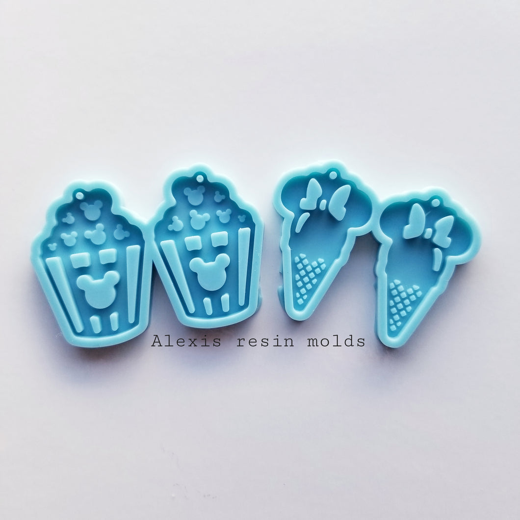 Mouse Earring molds