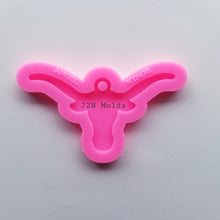Load image into Gallery viewer, Shiny longhorn keychain mold

