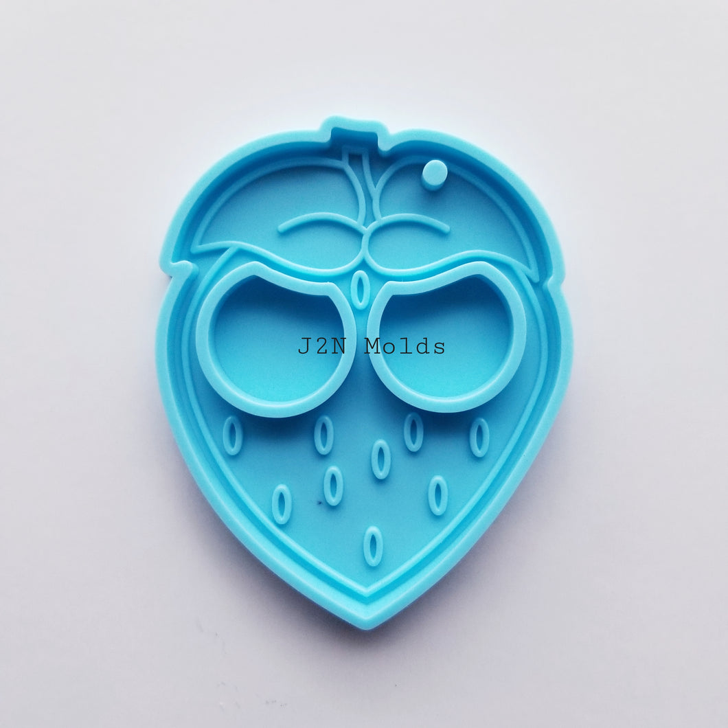 Strawberry defense keychain mold