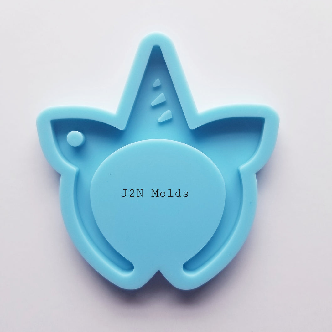 Unicorn Headband keychain mold
