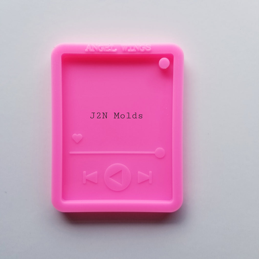 Shiny mp3 keychain mold