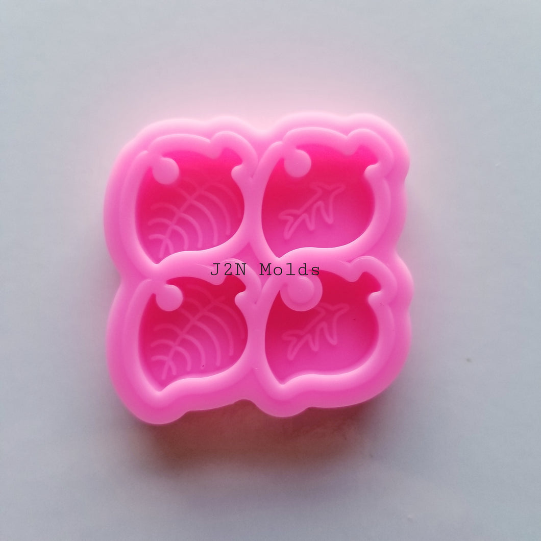 Shiny animal crossing earring stud molds