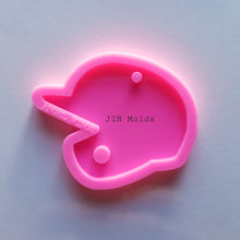 Load image into Gallery viewer, Shiny baseball helmet keychain mold
