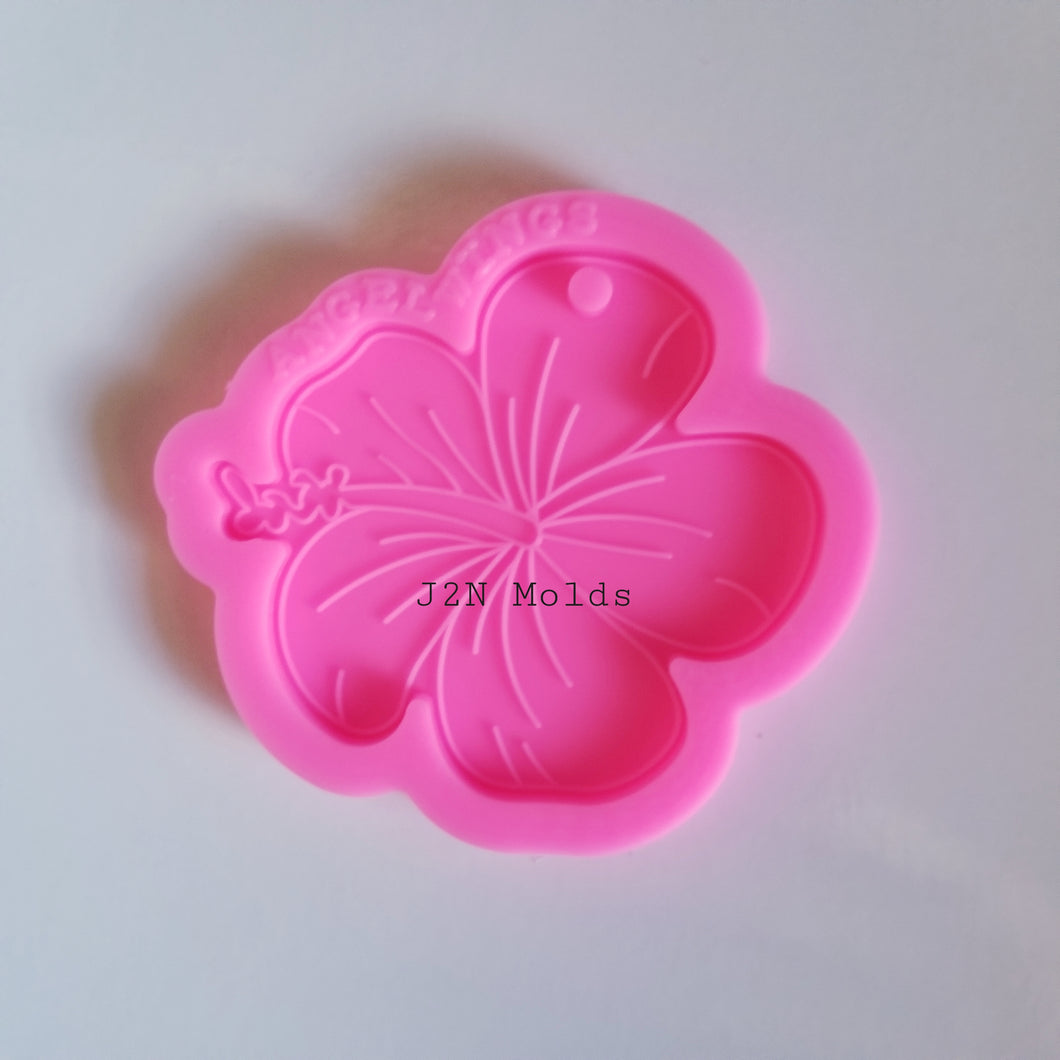 Shiny cherry blossom keychain mold