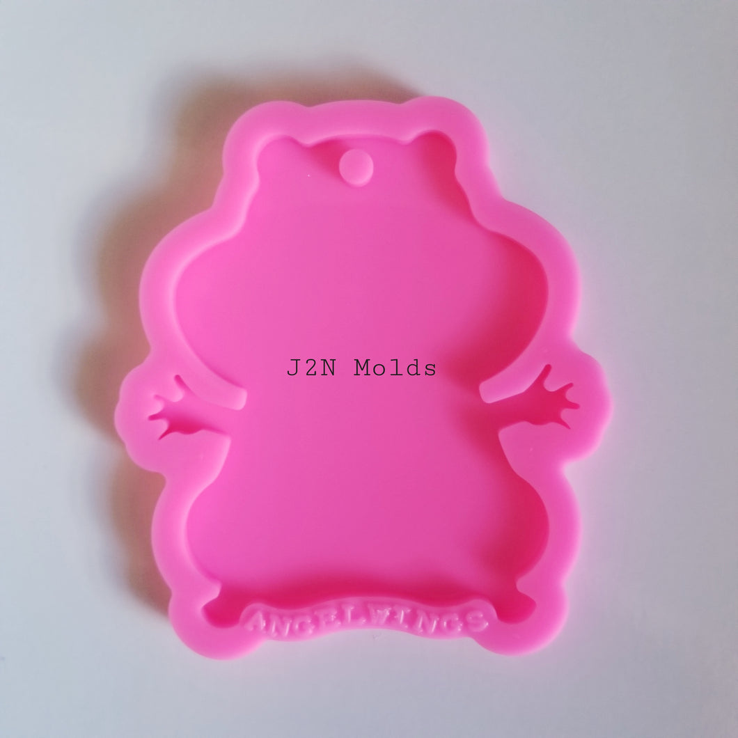 Shiny chipmunk keychain mold