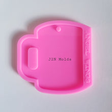 Load image into Gallery viewer, Shiny classic coffee cup keychain mold
