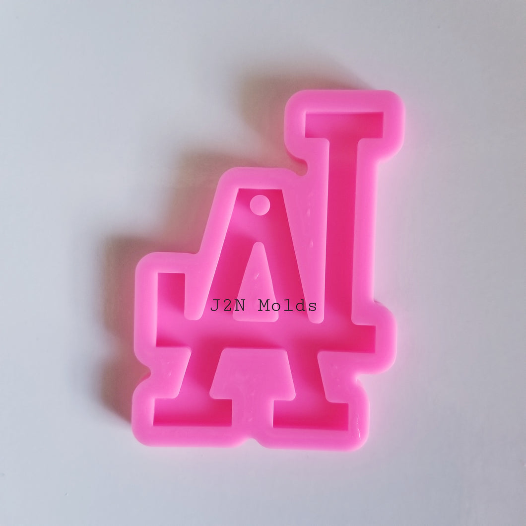 Shiny LA keychain mold