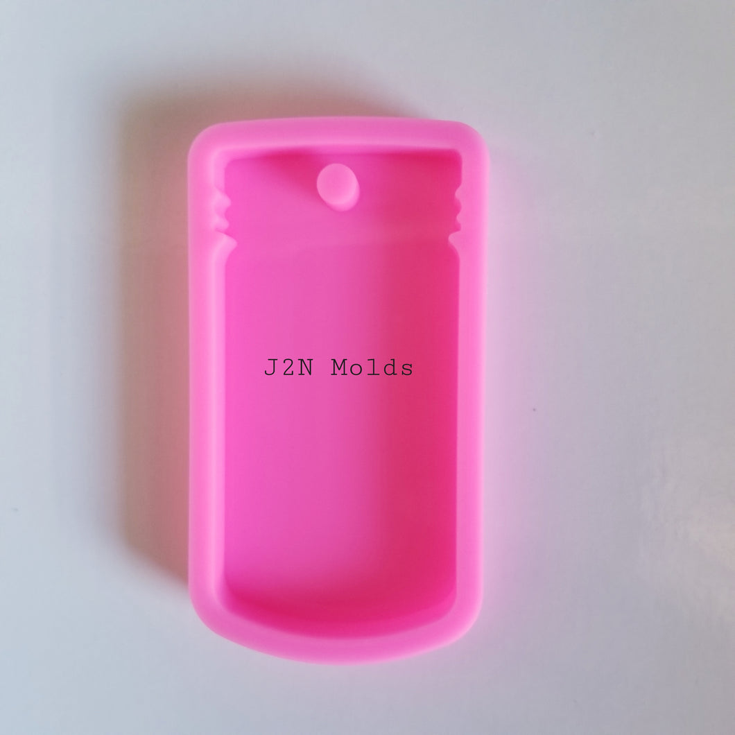 Shiny Mason jar keychain mold