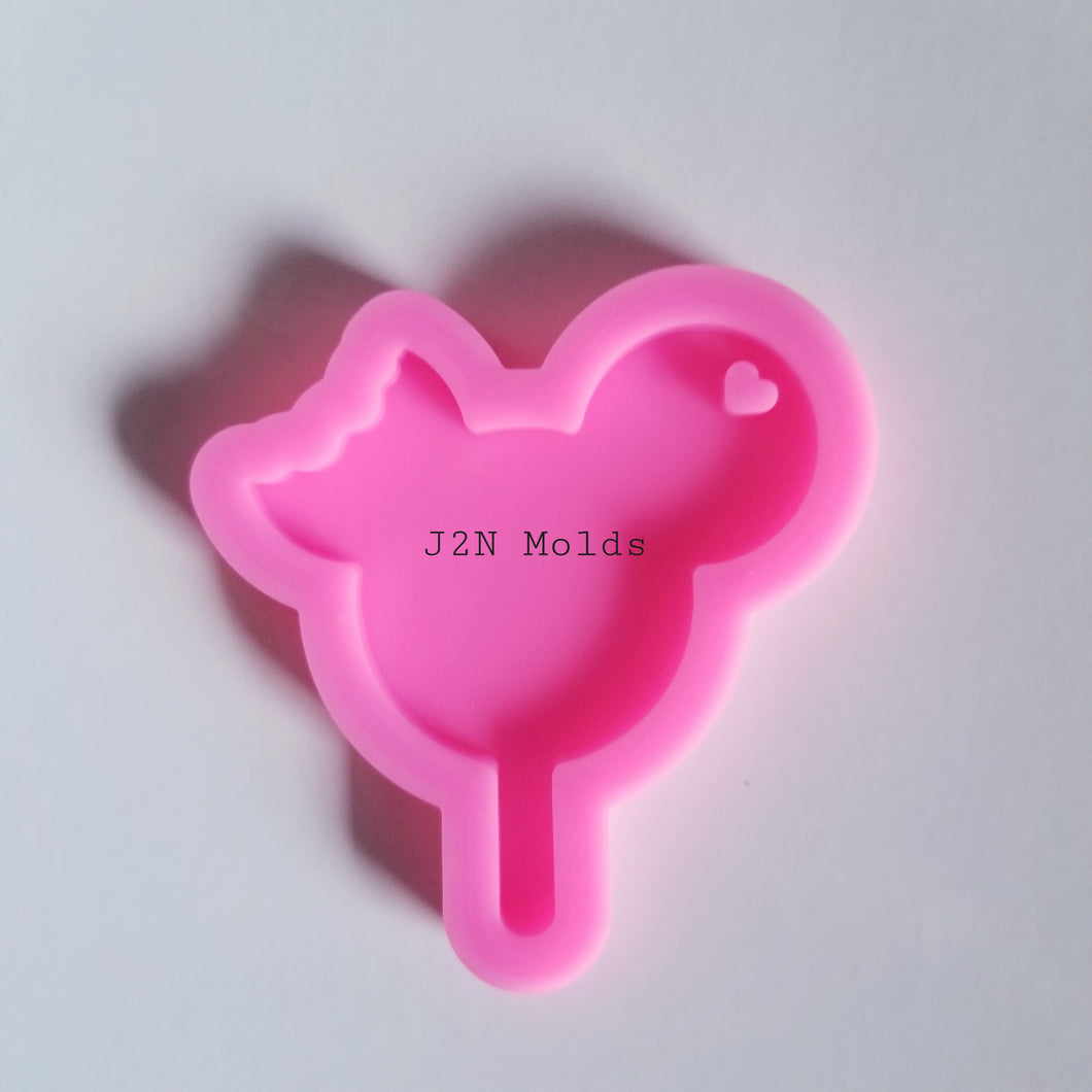 Shiny Mouse ice cream bar keychain mold