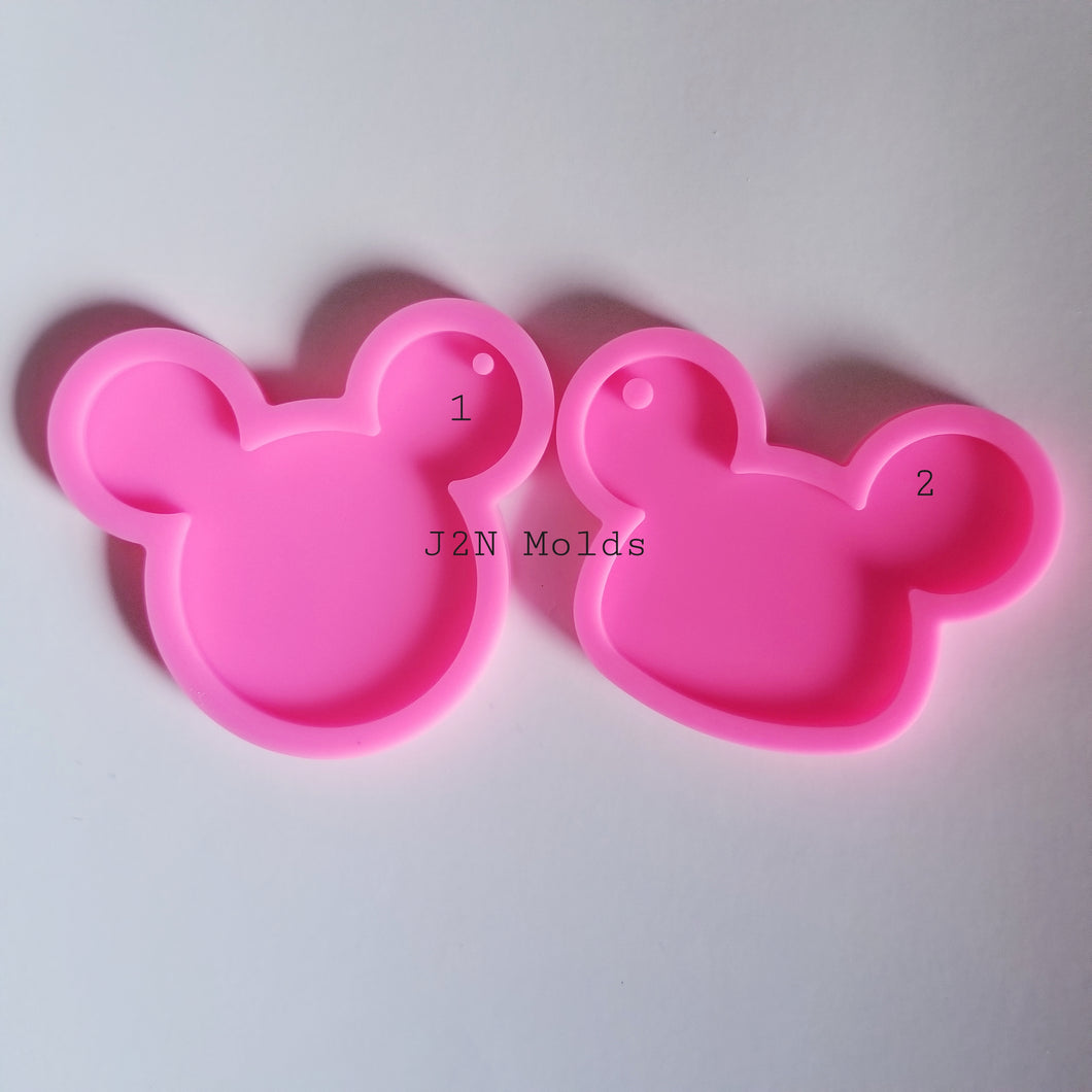 Shiny mouse keychain mold