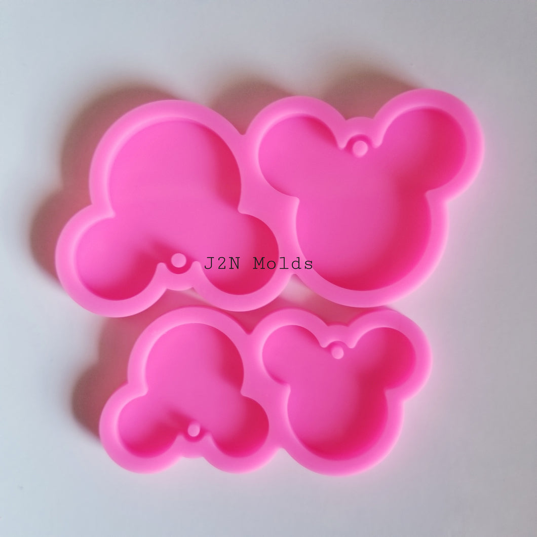 Shiny mouse earring mold