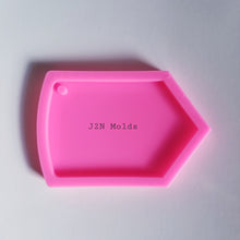 Load image into Gallery viewer, shiny pencil silicone keychain mold
