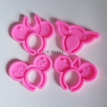 Load image into Gallery viewer, Shiny Mouse headband keychain molds
