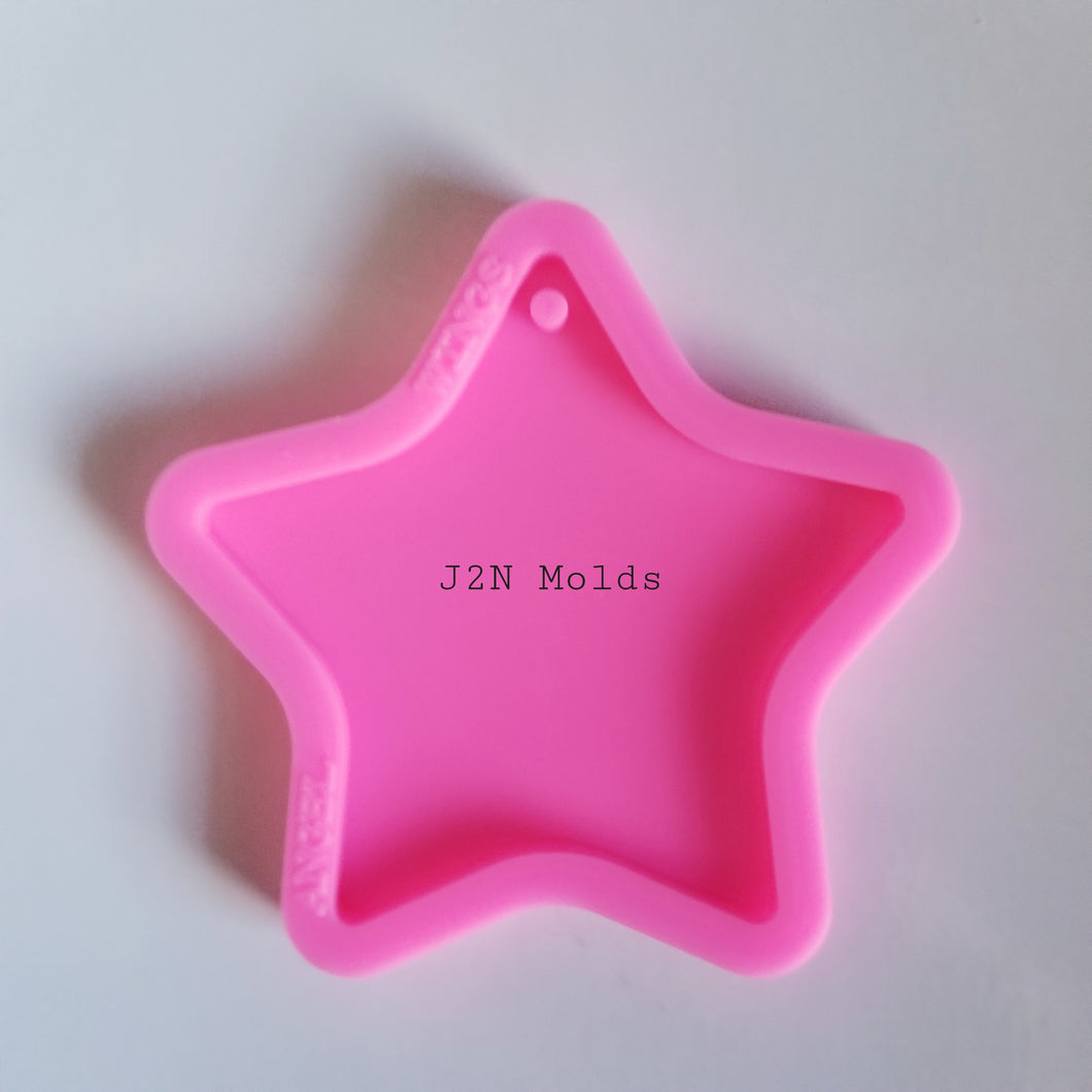 Shiny star keychain mold