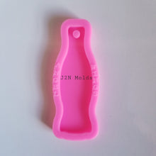 Load image into Gallery viewer, Shiny soda bottle keychain mold
