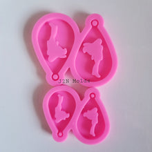 Load image into Gallery viewer, Shiny super girl earring molds
