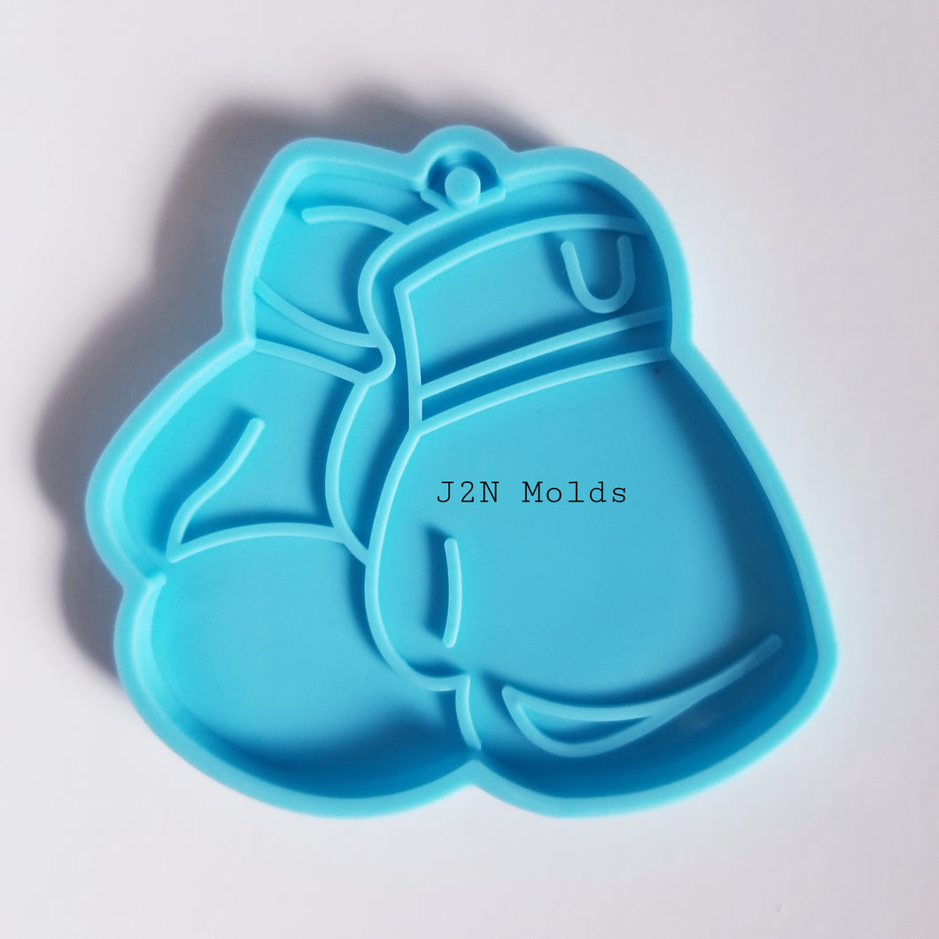 Boxing gloves keychain mold