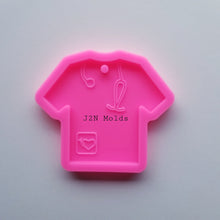 Load image into Gallery viewer, Shiny t-shirt keychain mold
