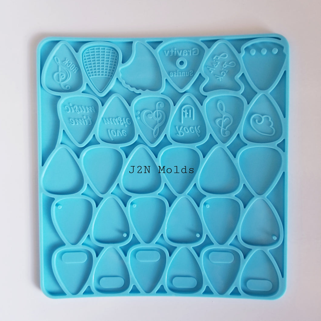 Multi Guitar pick molds