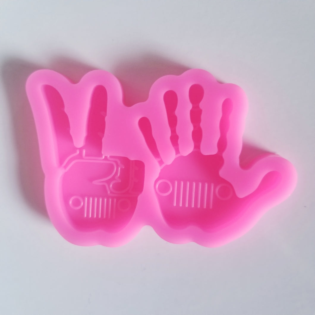 Shiny Hand phone grip mold