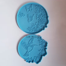 Load image into Gallery viewer, Butterfly/hummingbird coaster molds

