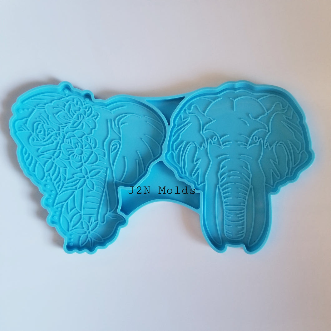 Elephant 2in1 coaster molds