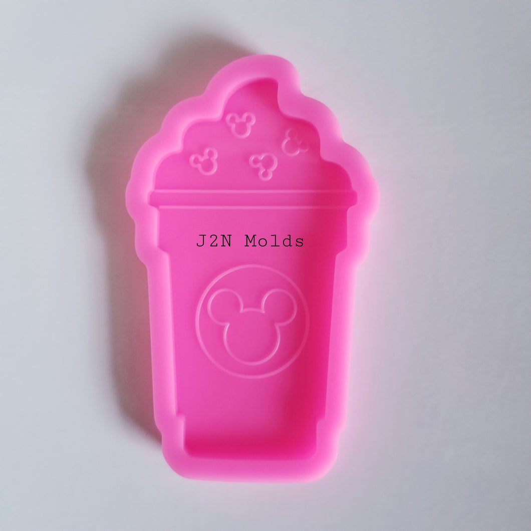 Shiny mouse frappe cup mold
