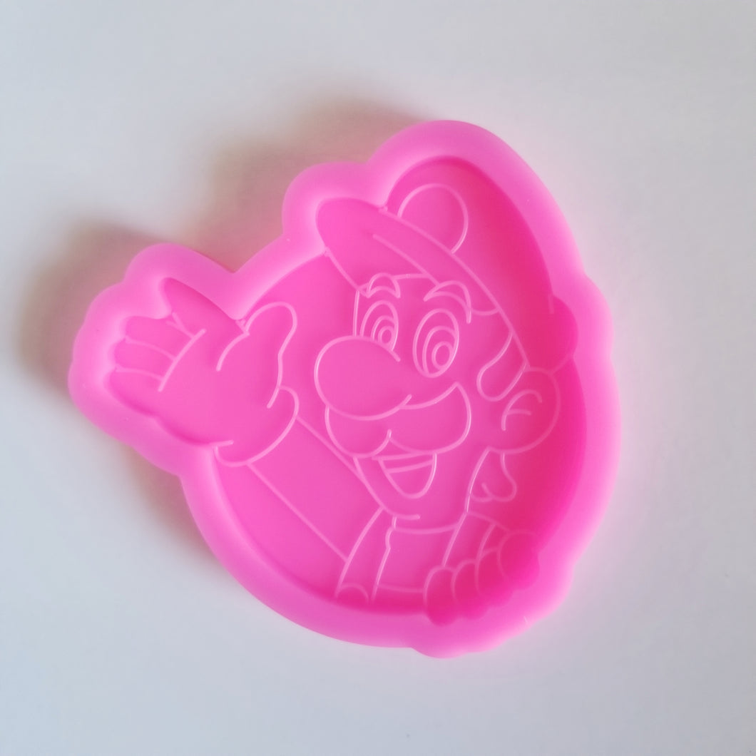 Shiny cartoon phone grip mold