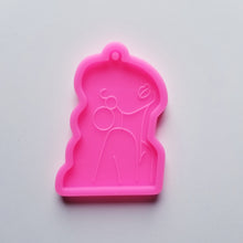 Load image into Gallery viewer, Shiny woman keychain mold
