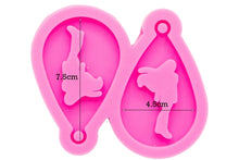Load image into Gallery viewer, Shiny super girl earring molds
