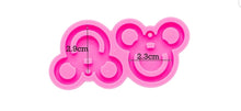 Load image into Gallery viewer, Shiny mouse earring molds
