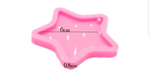Load image into Gallery viewer, Shiny star keychain mold
