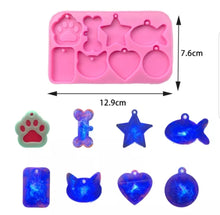Load image into Gallery viewer, 8 in 1 small pet tag molds
