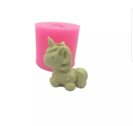 Unicorn straw topper mold