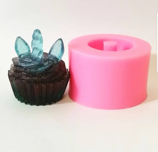 Unicorn cup cake straw topper mold